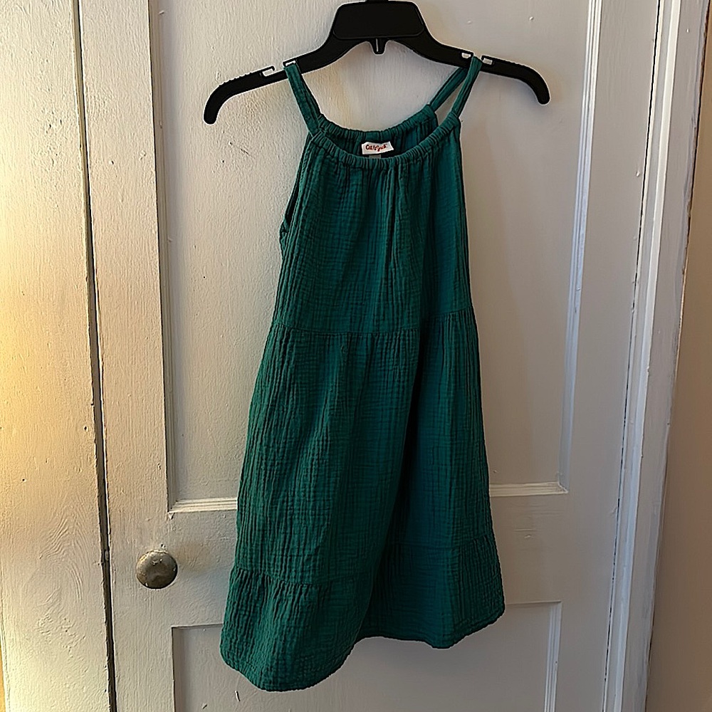 Green Girls Dress